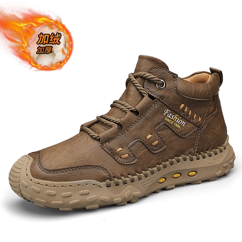 Crossfit Outdoor - Stivali da Uomo in Pelle Microfibra