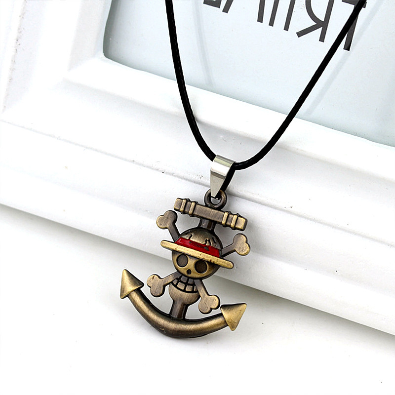 Battle Rope Anchor - Collana con ciondolo pirata con ancoraggio