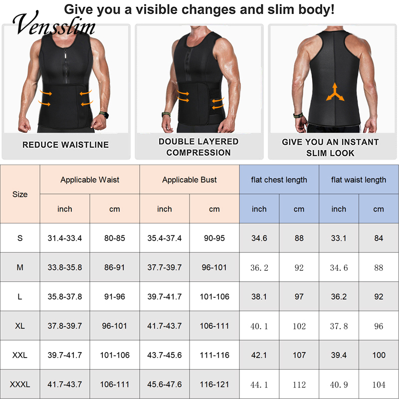 Uomo Neoprene Sauna Cerniera V - Crossfit Weight Vest recensione e prezzo