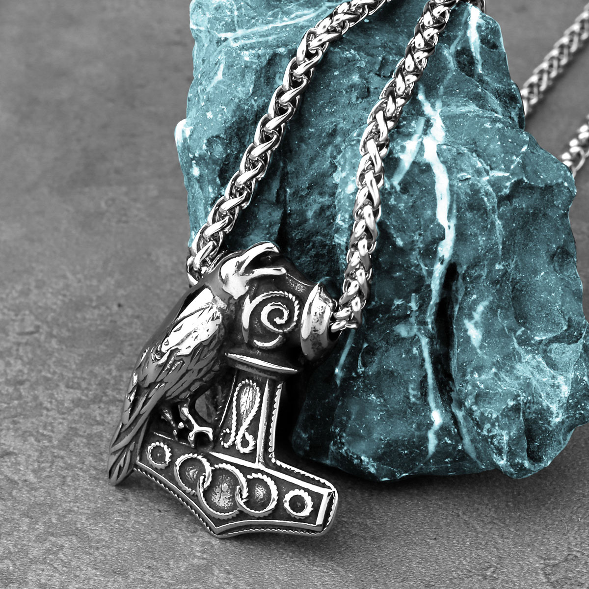 Nordic Odin Raven Thor Hammer  - Battle Rope Anchor recensione e prezzo